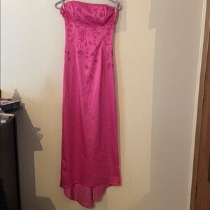 Rampage Pink Strapless Dress
